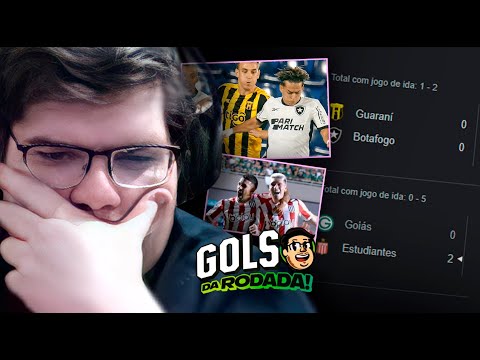 CASIMIRO REAGE: GUARANÍ 0X0 BOTAFOGO E GOIÁS 0X2 ESTUDIANTES PELA SUL-AMERICANA 2023 |GOLS DA RODADA