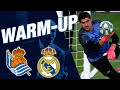 LIVE: Real Madrid warm up ahead of Real Sociedad