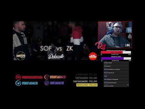 Rodrigo Quesada REACCIONA ZK VS SOF