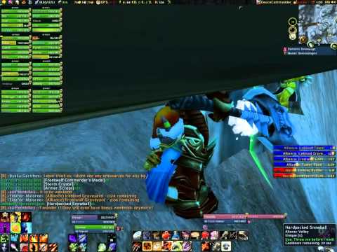 Old vanilla WoW alterac valley clip - how to deal with someone leeching xp under the bridge