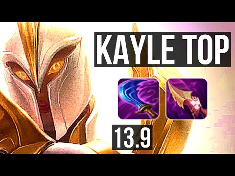 KAYLE vs TRISTANA (TOP) | 2.9M mastery, 1900+ games, 5/2/10 | KR Challenger | 13.9