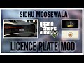 Sidhu Moosewala Logo Licence Plates 5