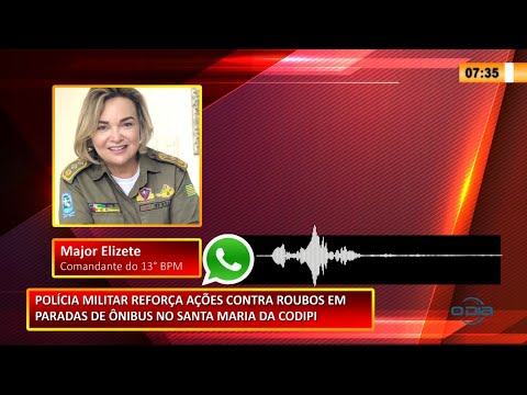 Polícia Militar reforça ações contra roubos em paradas de í´nibus no Santa Maria da Codipi 12 01