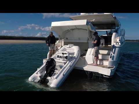 New From Princess Yachts Australia, the AER tender in Princess V57 Garage