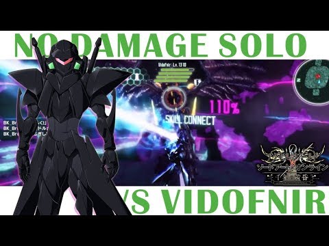 Graphite Edge vs Vidofnir Lv1300 [No Damage Solo] - Accel World vs Sword Art Online