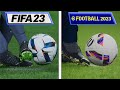 FIFA 23 vs eFootball 2023 | Graphics & Details Comparison | Analista De Bits