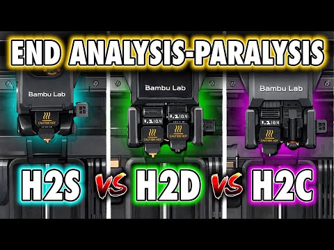 The MORE You Spend, The LESS You Get - Bambu H2S Vs H2D Vs H2C Comparison