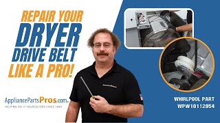How to Replace Whirlpool/KitchenAid/Maytag Dryer Drive Belt WPW10112954