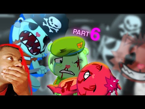 🎦REACTION:[film short] "As We Fall" RUSSELL - AMNESIA HAPPY TREE FRIENDS animation