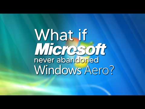 What if Microsoft never abandoned Windows Aero?