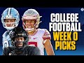 EXPERT PICKS for EACH College Football Week 0 Game | CBS Sports HQ