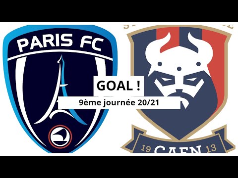 Paris FC - Caen [0-(1)] GOAL 12' (Yacine Bammou) 9ème journée 2020/21