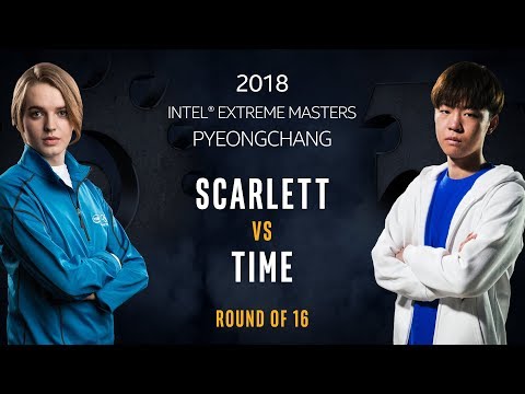 StarCraft II - Scarlett [Z] vs. TIME [T] - Ro16 - IEM PyeongChang [1/2]