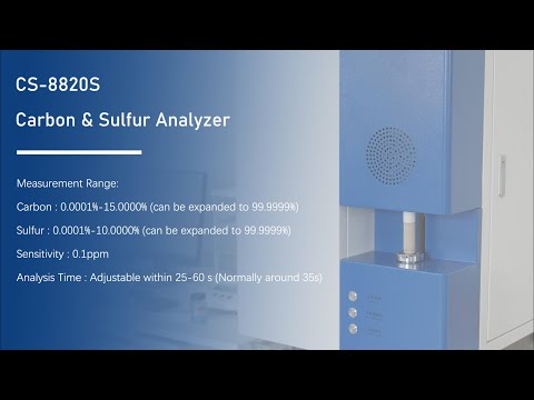 CS8820S Carbon Sulfur Analyzer for Steel/iron/alloy......