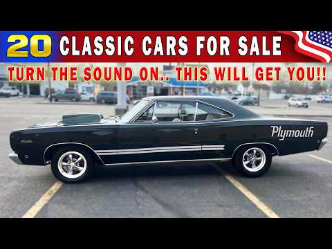 Thumbnail for Rare Garage Finds!! 20 Cheap Classic Cars for Sale Today by classic cars