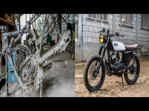 1999 Kawasaki HD3 Scrambler Full Build Timelapse