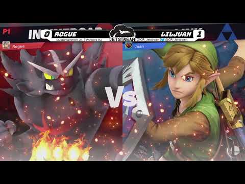 Quarantainment 24 Winners R2 - Rogue (Incineroar) Vs. LilJuan (Link) Smash Ultimate - SSBU