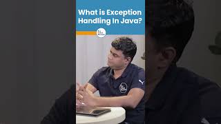 What is Exception Handling in Java? | Java Interview Questions | #shorts #kiransir #java