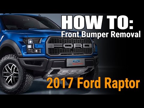 HOW TO: Ford Raptor Front Bumper OEM Removal