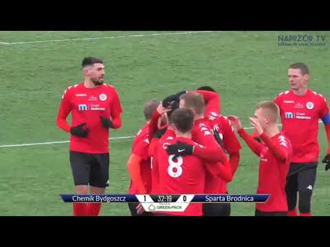 Bramki z meczu Chemik Bydgoszcz - Sparta Brodnica 4:0
