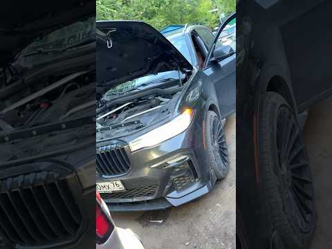 Проблема со стартером или аккумулятором #bmwx7 #x7 #bmw #ремонтавто #авторемонт