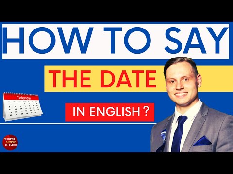 How to Say the Date? | ENGLISH LESSON