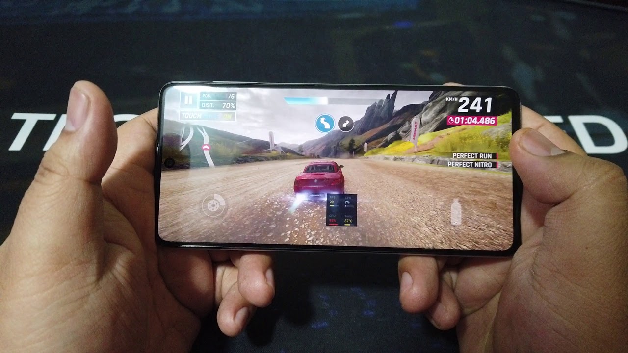 Samsung Galaxy M51 Gaming Test - ASPHALT 9