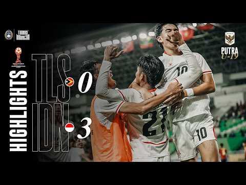 HIGHLIGHTS | Timor Leste vs Indonesia | ASEAN U-19 Boys' Bank Sumut Championship 2026