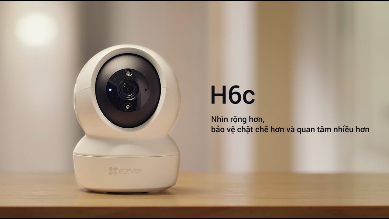 CAMERA TRONG NHÀ H6c - QUAN SÁT 360 ĐỘ, PHÁT HIỆN CHUYỂN ĐỘNG