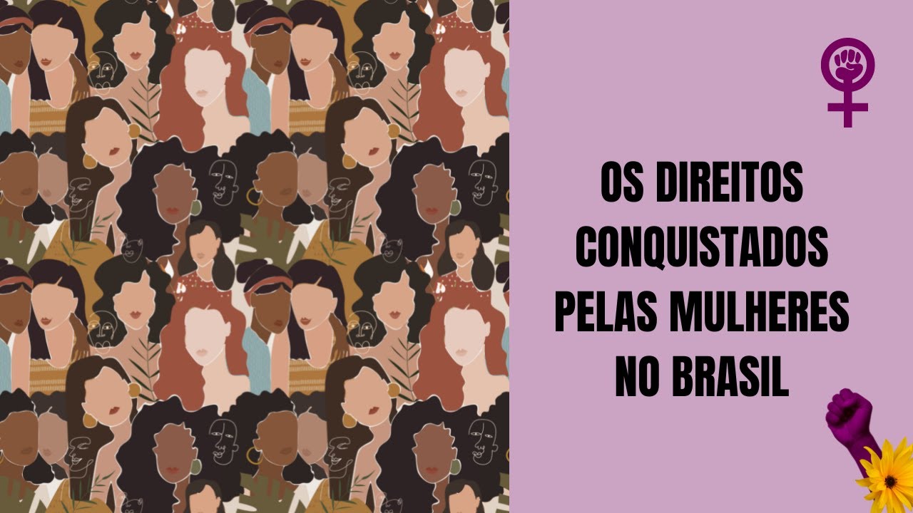 Linha do tempo com conquistas de direitos das mulheres