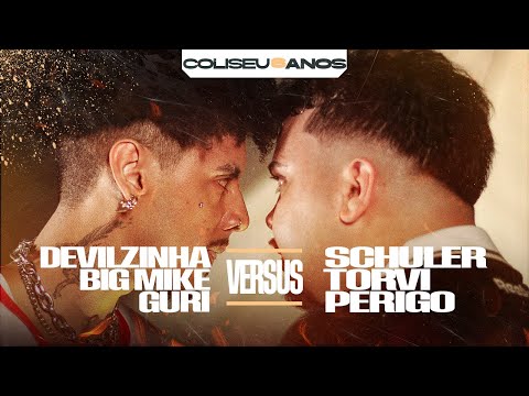 (CLIMA TENSO!! 😱😱) DEVILZINHA, GURI E BIG MIKE X SCHULER, TORVI E PERIGO - 6 ANOS COLISEU