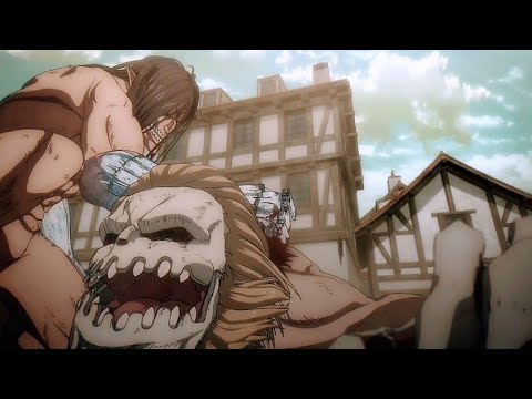 Eren vs Reiner & Porco - Fight back [AMV] Konata x Generdyn