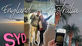 TRAVEL TO AUSTRALIA WITH US! Our first ever 24hr long haul flight #AustraliaDiaries Vlog 1