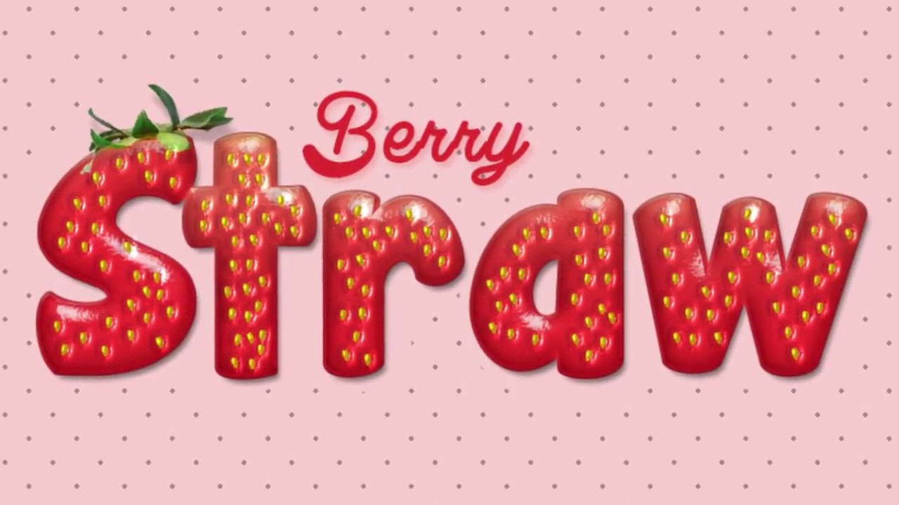Photoshop Tutorial Strawberry Inspired Text Effect 2018