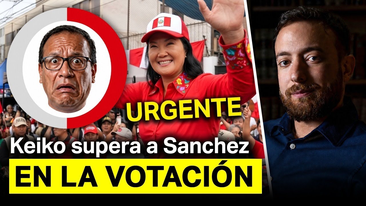🚨 URGENTE: Keiko pasa al frente y se acerca a la victoria