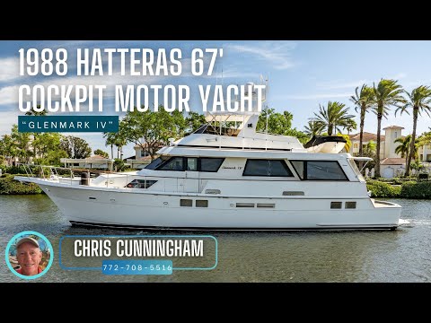 Hatteras 67 Cockpit Motor Yacht video