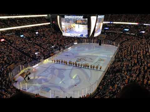 Nashville Predators 2021-22 Opening Night Ceremony 10/14/2021