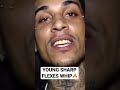 Young Sharp From No Jumper Shows off His Car👀🔥#shorts #nojumper #adam22 #sharpdap