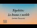 Luciano Pavarotti La Donna è Mobile Rigoletto Lyrics