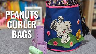 Peanuts Curler Bags - Snoopy Finds | CollectPeanuts.com
