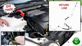How To REPAIR A Leaking Transmission or Power Steering Hose ~ Save Money