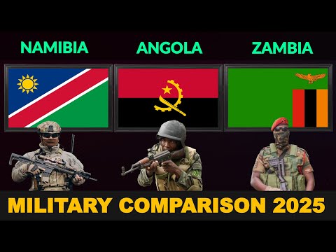 Namibia vs Angola vs Zambia Military Power Comparison 2025