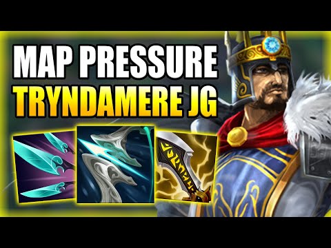 HOW TO PLAY TRYNDAMERE JUNGLE & PRESSURE THE MAP! - Best Runes/Build Guide - League of Legends