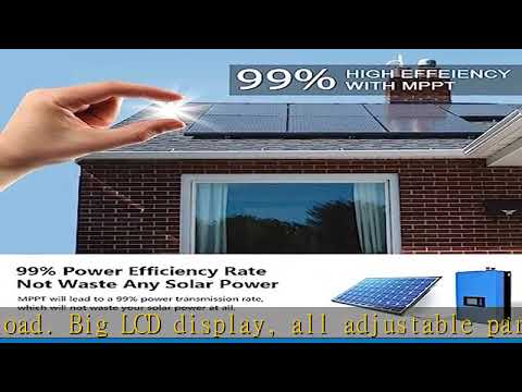 Y&H 2000W 2KW Grid Tie Inverter Power Limiter LCD Display DC60-110V Solar Input AC185-265V Output P