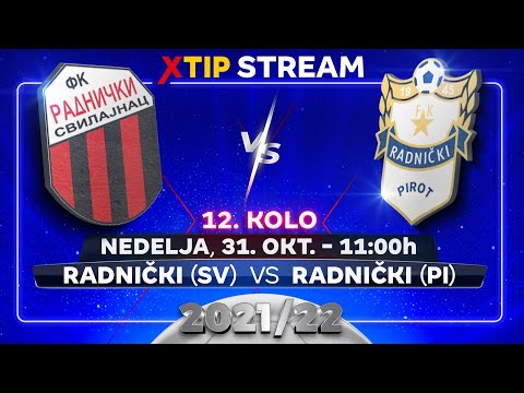 XtipStream: Radnički (Svilajnac) – Radnički (Pirot) (nedelja, 31. oktobar, 13:30)