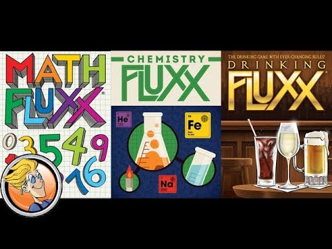Math Fluxx, Chemistry Fluxx & Drinking Fluxx — game preview at Gen Con 50