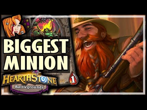 MY BIGGEST MINION YET! - Hearthstone Battlegrounds