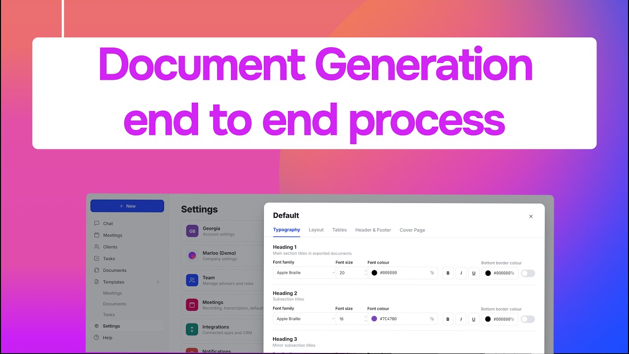 Document generation for beginners, with Barnie