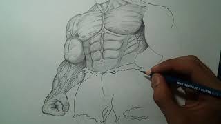 How to draw Hulk sketch  Hulk drawing realistic  a