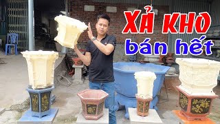 Xả hàng khuôn chậu cảnh chào mừng 30-4 - Khuôn chậu Sơn Cương